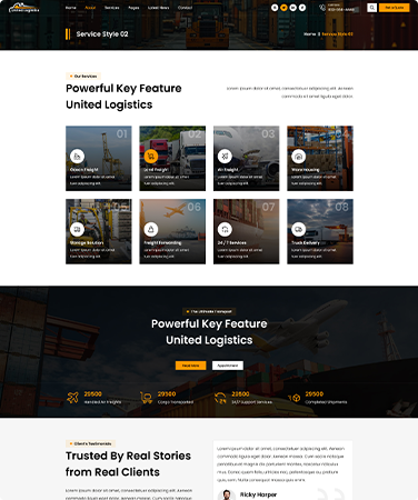 landing page