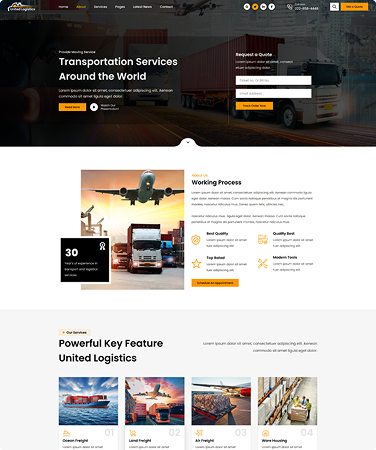 landing page
