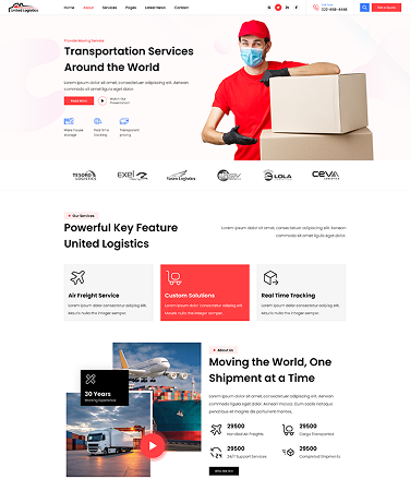 landing page